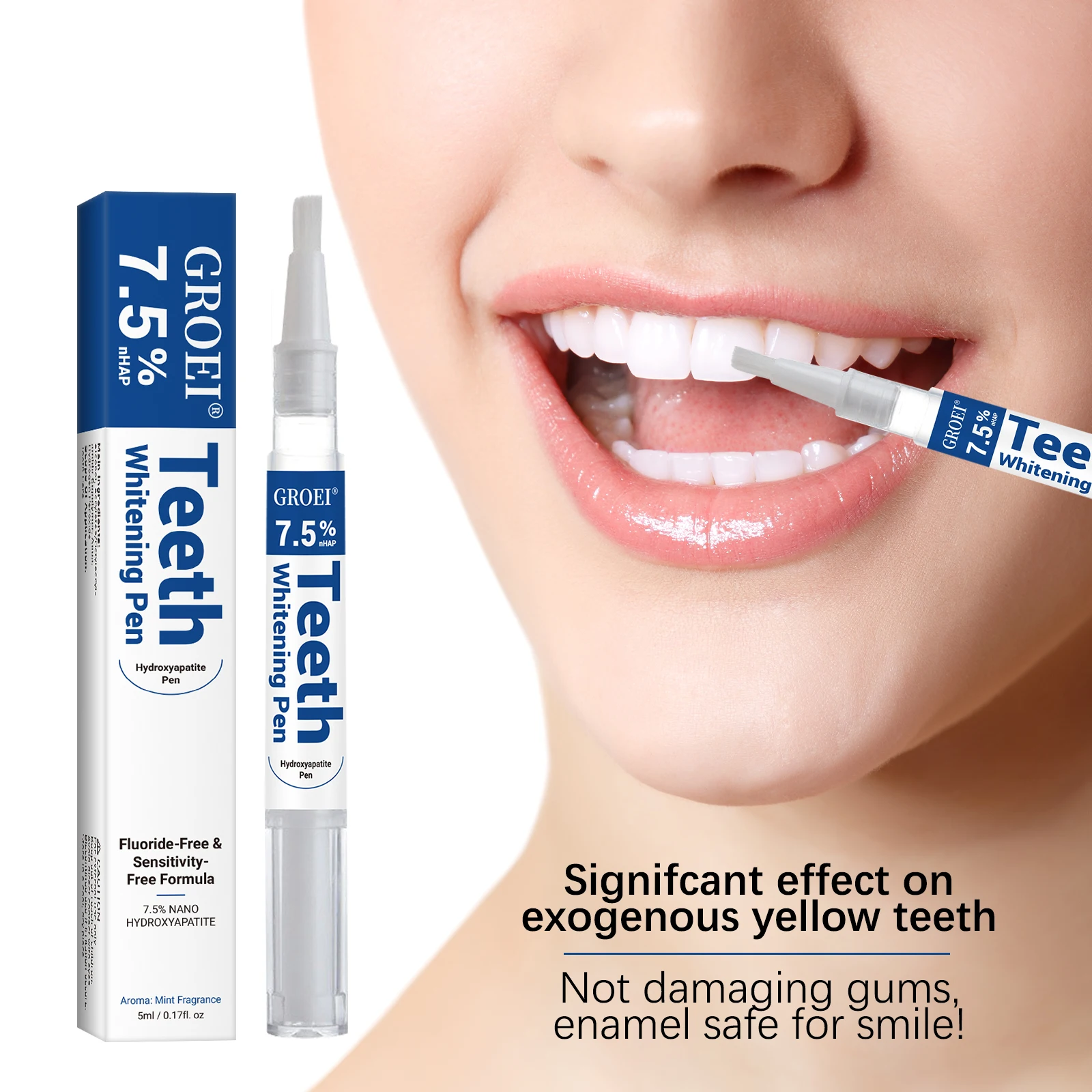 Teeth Whitening Ulta - Pluma blanqueadora de dientes de hidroxapatita,