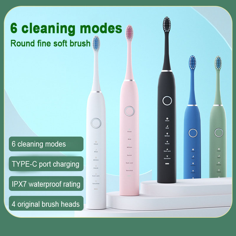 Teeth Whitening Or Tooth Whitening - Cepillo de Dientes Eléctrico Ultrasónico Recargable