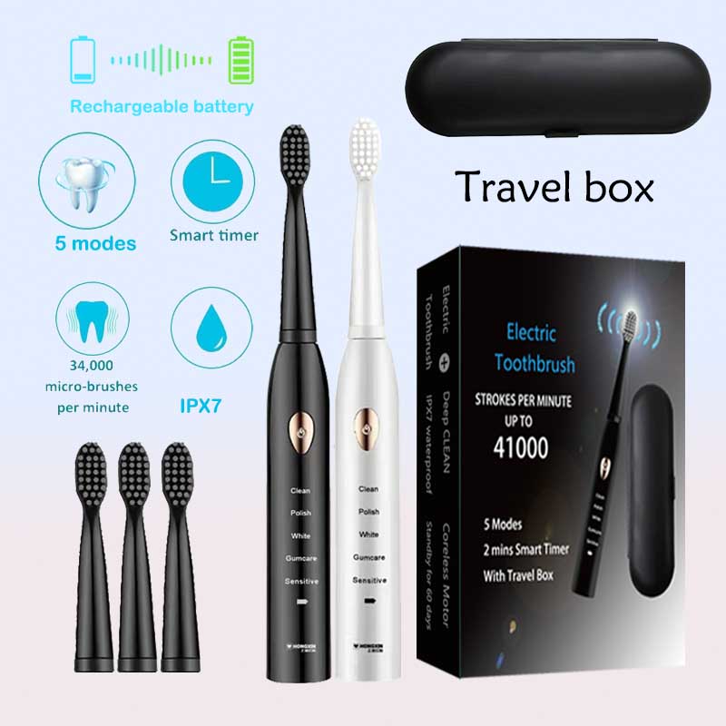 Teeth Whitening Or Tooth Whitening - Cepillo de dientes eléctrico ultrasónico para