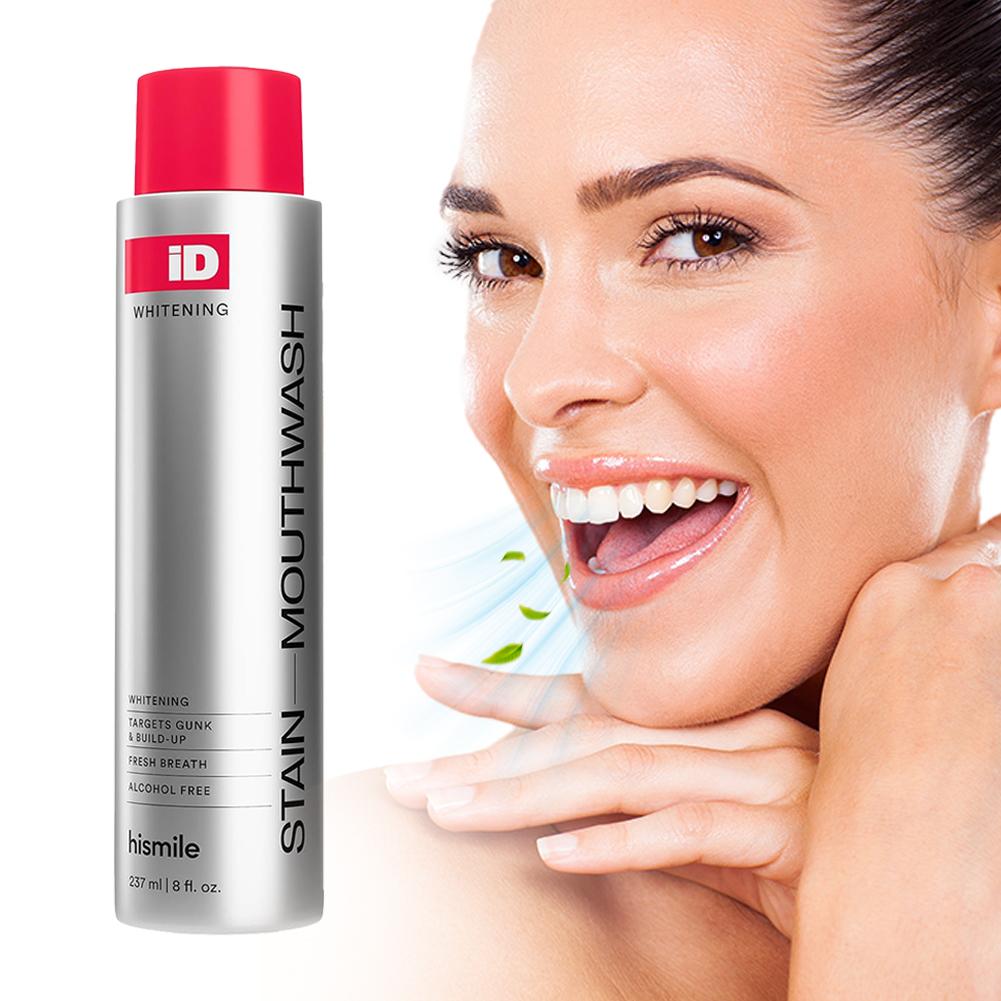 Whitening Mouthwash - Enjuague bucal sin alcohol Hismile iD,