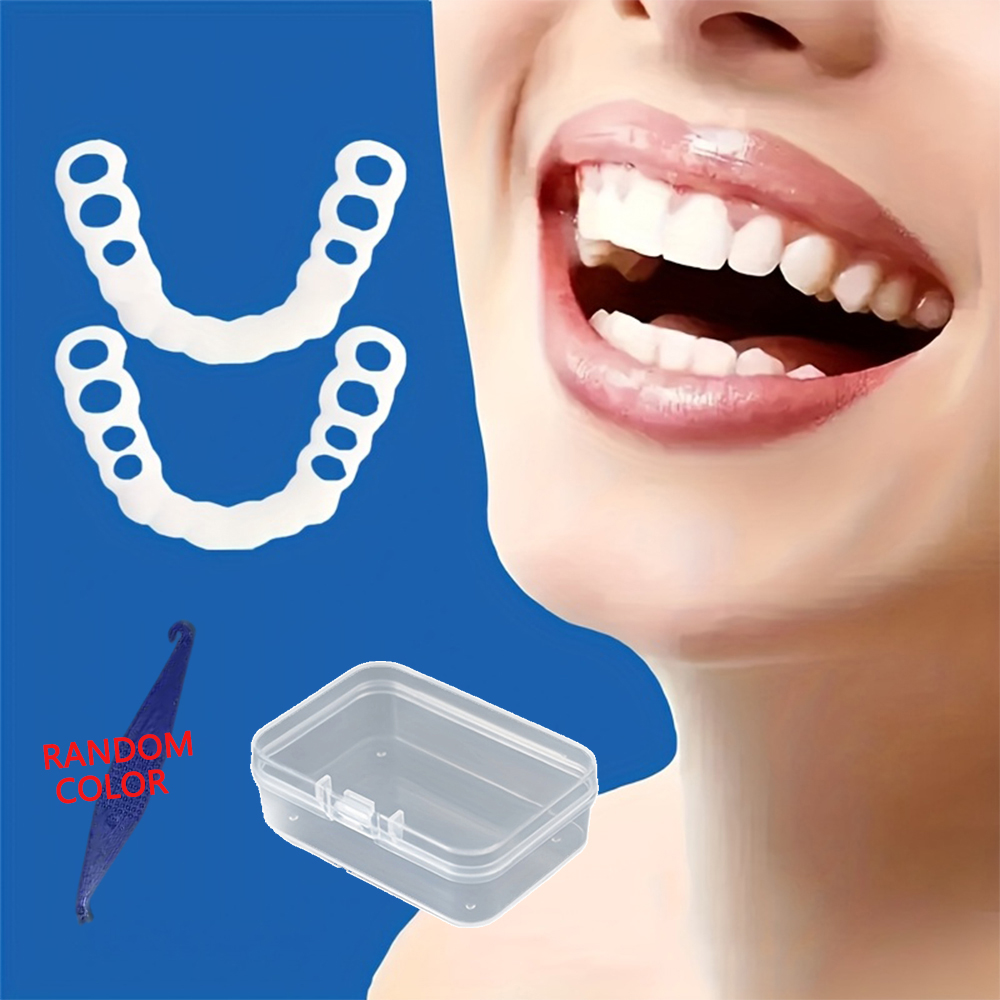 Teeth Whitening Uneven - Nuevas carillas dentales temporales reutilizables, cubierta