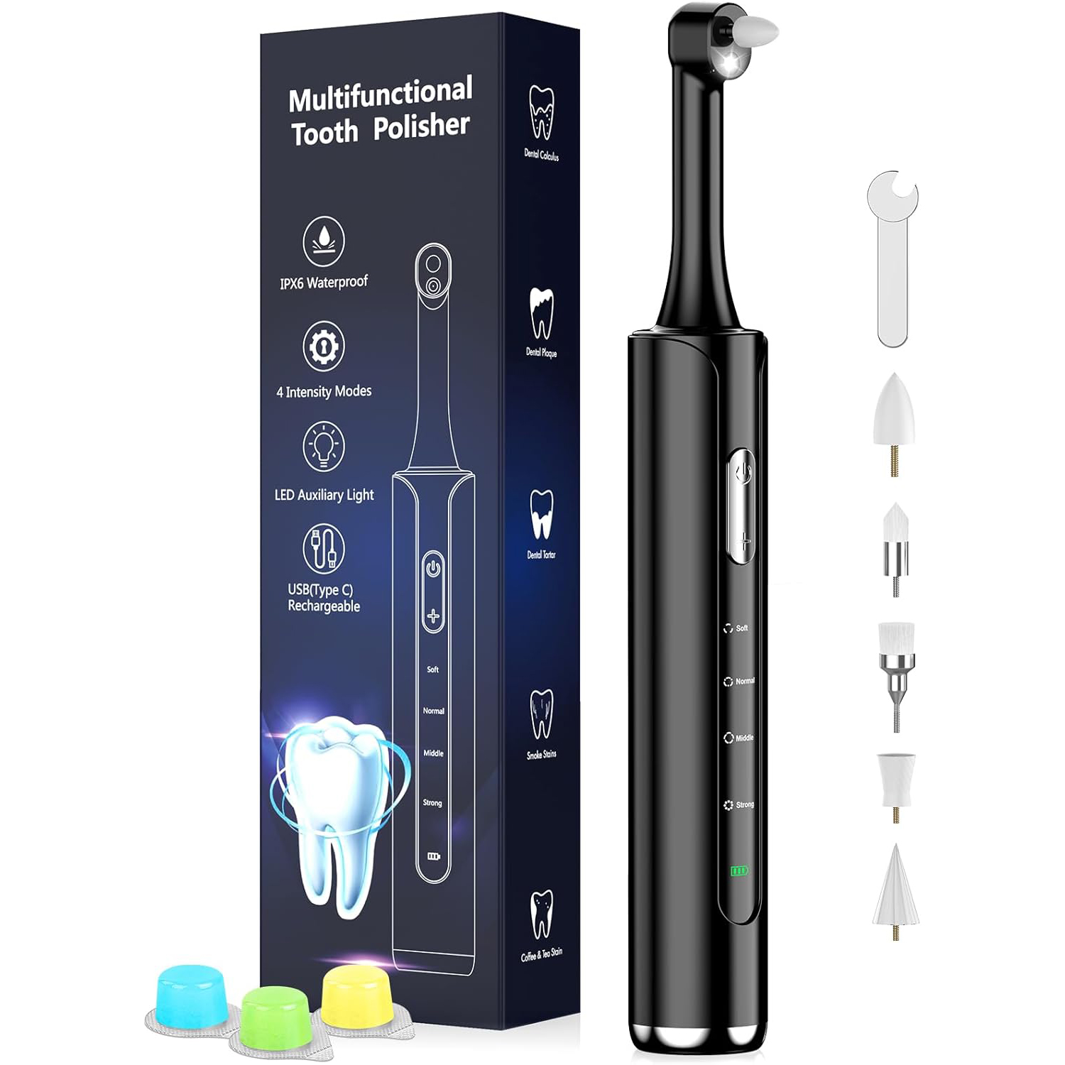 Pulidor de dientes Pulidor de  - Teeth Whitening Or Tooth Whitening reseña y precio