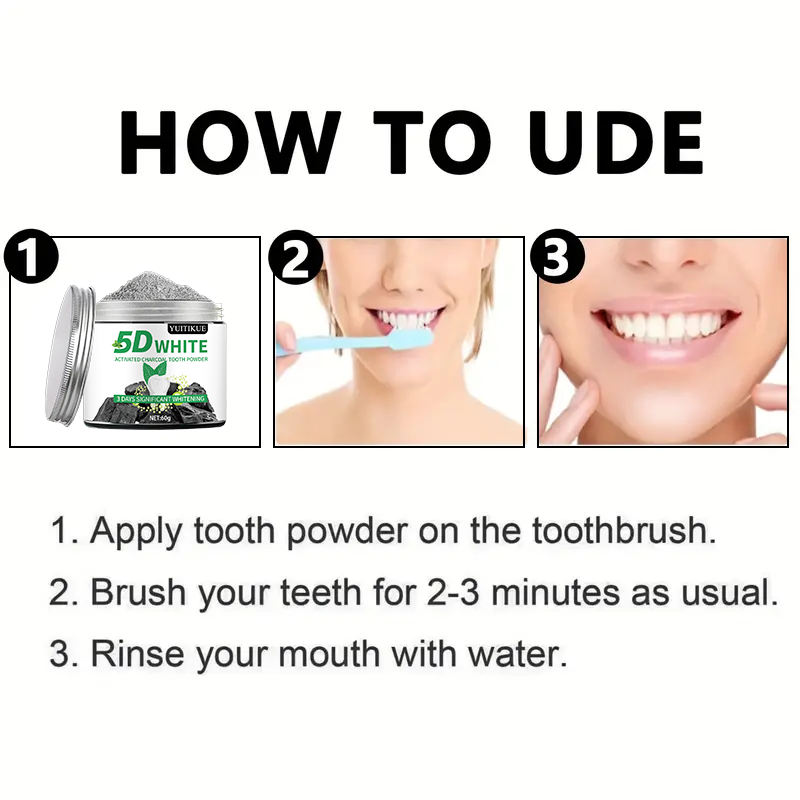 YUlTlKUE Polvo Dental de Carbó - Teeth Whitening Ulta reseña y precio