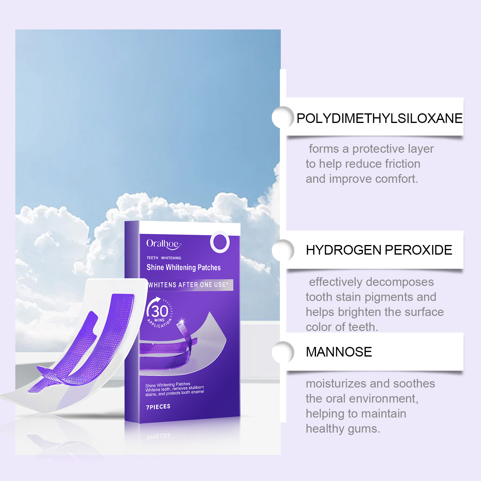 ORALHOE 7 unids/caja parches b - Teeth Whitening Or Tooth Whitening reseña y precio