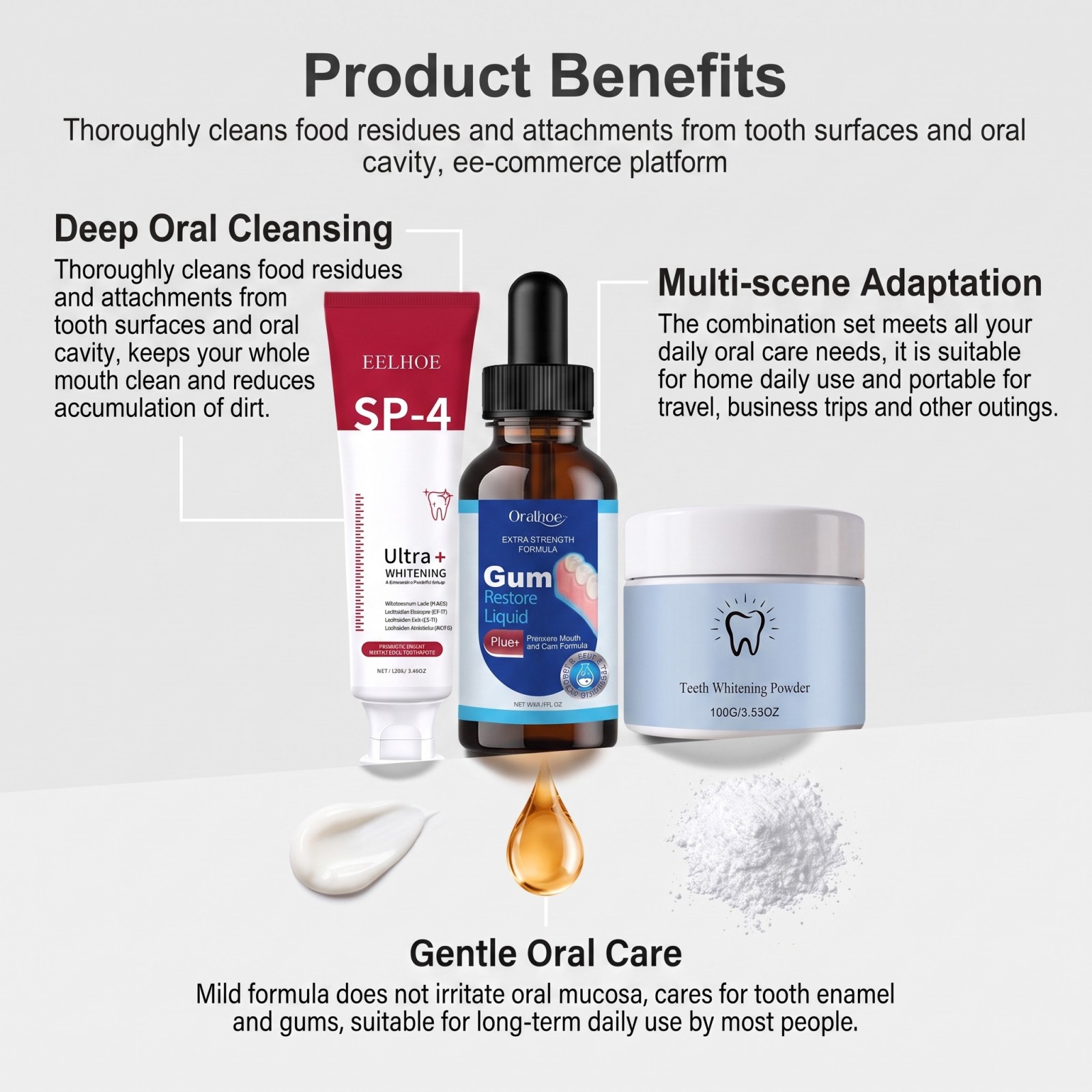 Set de Cuidado Bucal, Pasta De - Teeth Whitening Ulta reseña y precio