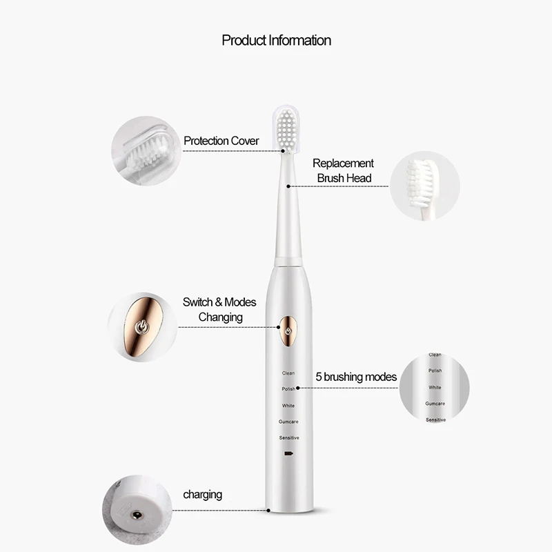 Cepillo de dientes eléctrico u - Teeth Whitening Or Tooth Whitening reseña y precio