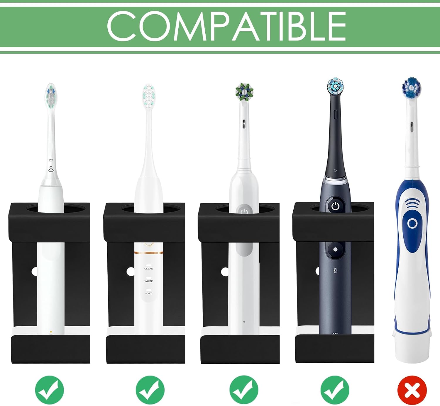 Soporte de pared para cepillos - Electric Toothbrush Sonic reseña y precio