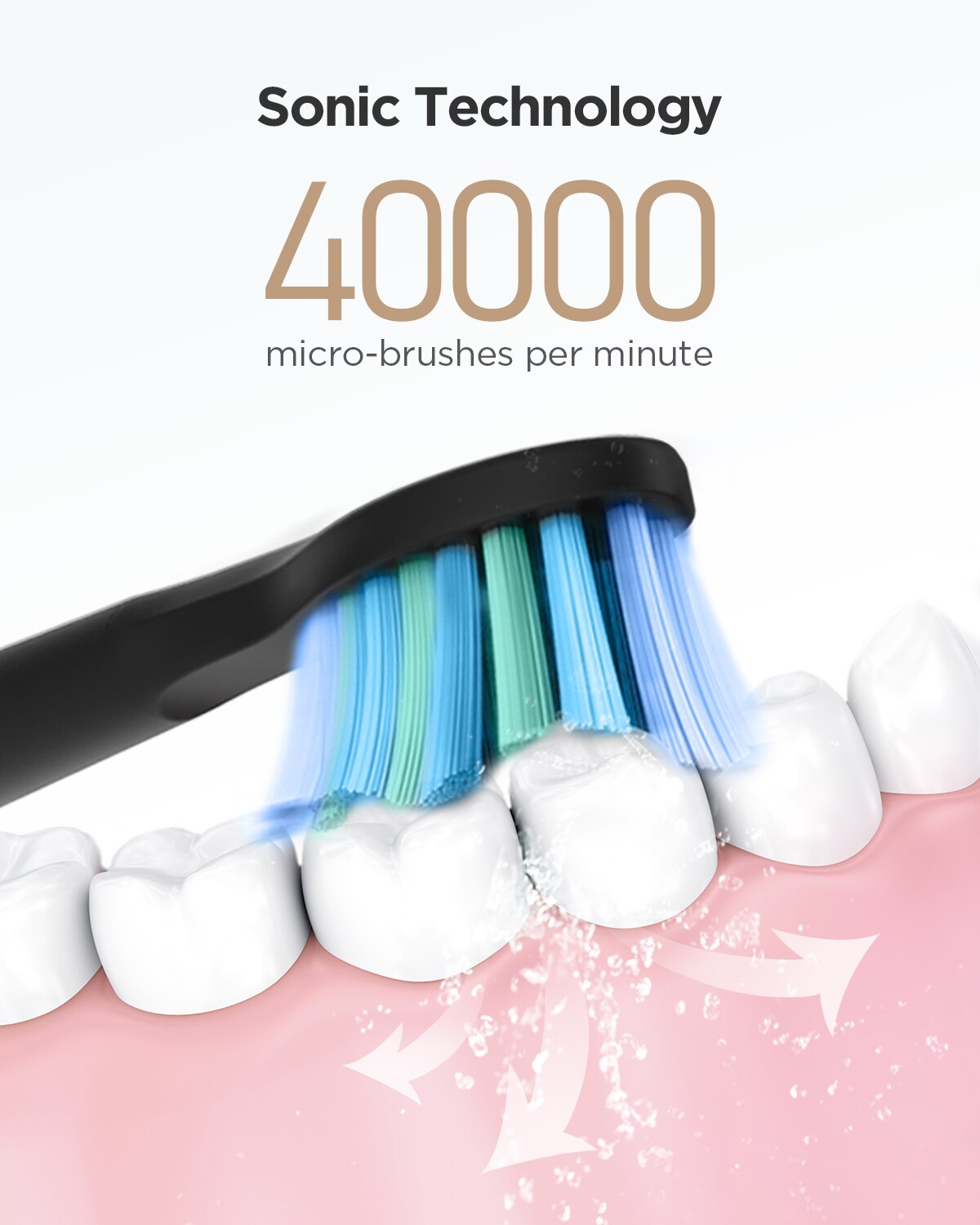 Fairywill cepillo de dientes e - Electric Toothbrush Sonic reseña y precio