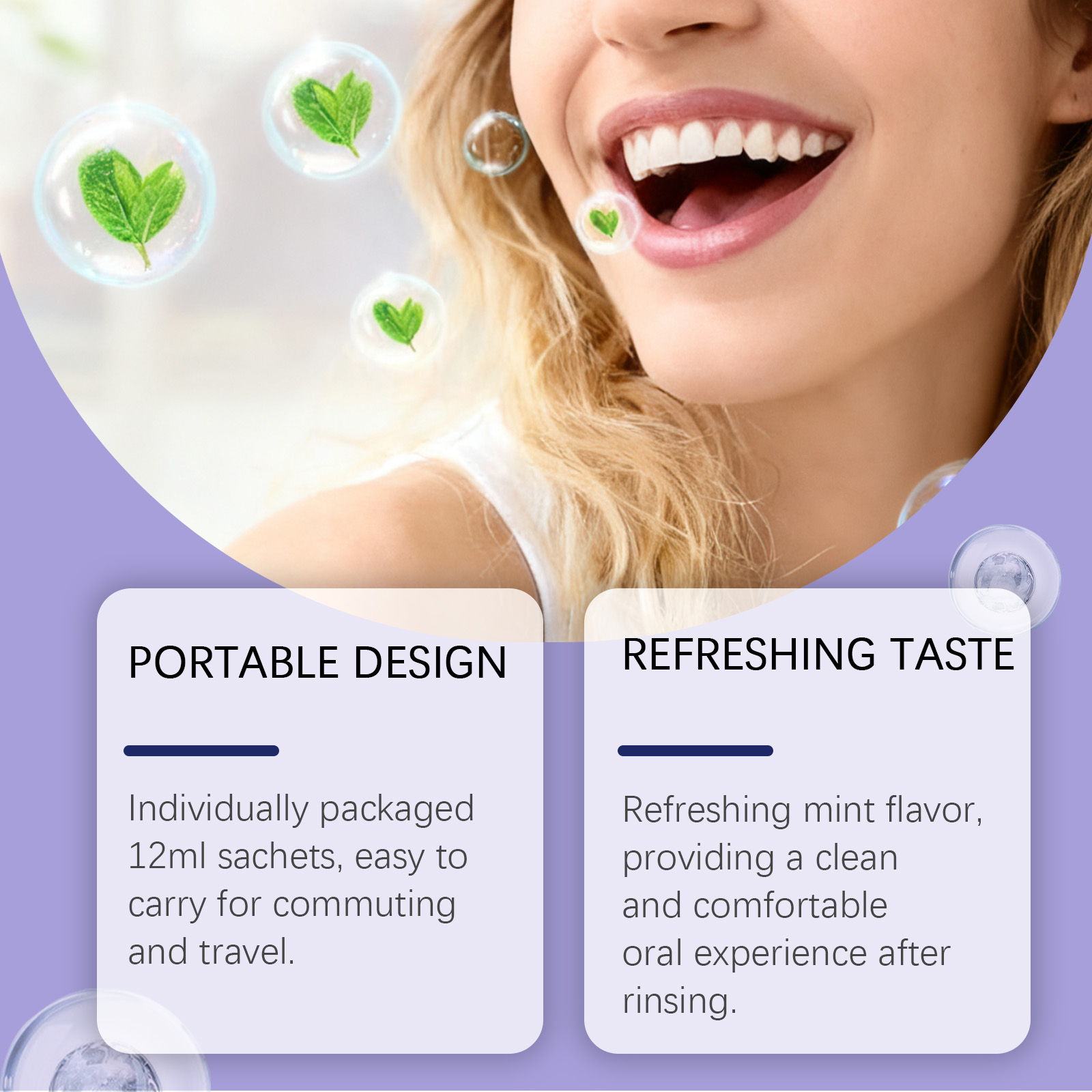 20/40/60 Unidades de Enjuague  - Whitening Mouthwash reseña y precio