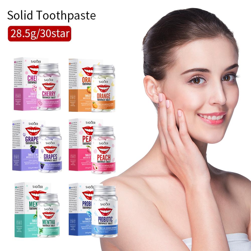 Tabletas de pasta de dientes s - Whitening Mouthwash reseña y precio